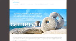 Desktop Screenshot of cameronorthodontics.com